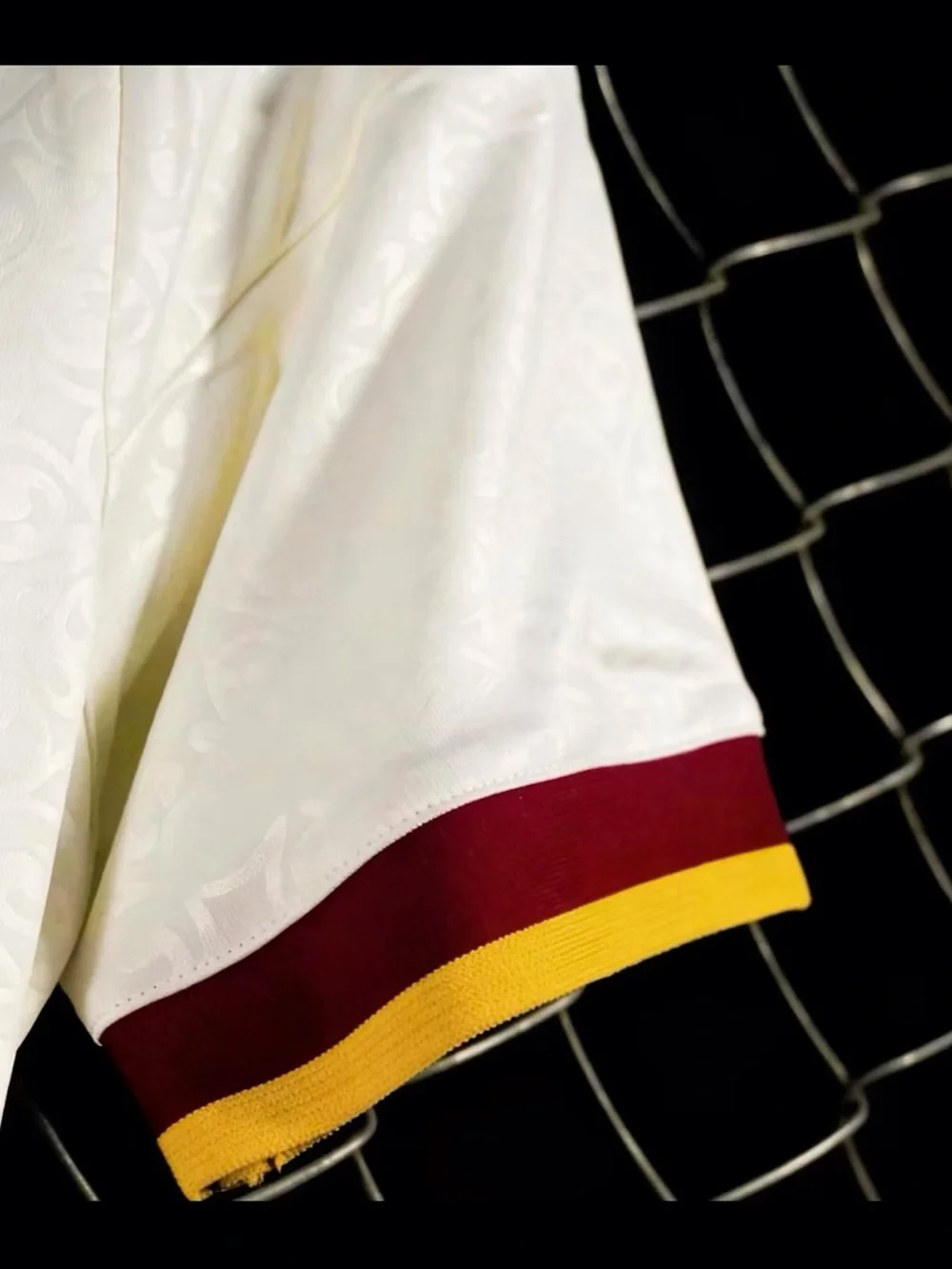 Adidas Spain Retro Cream & Burgundy Men's Football Shirt